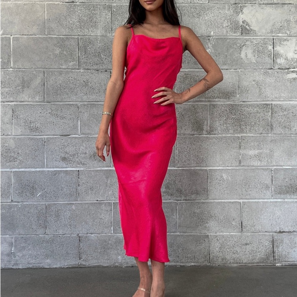 B.O.G. Collective Satin Electric Slip Dress (SOLD OUT ONLINE)